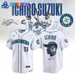 Ichiro Suzuki Seattle Mariners Hall of Fame Class of 2025 Tribute Jersey
