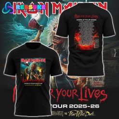 Iron Maiden “Run For Your Lives World Tour 2025” Special Shirt