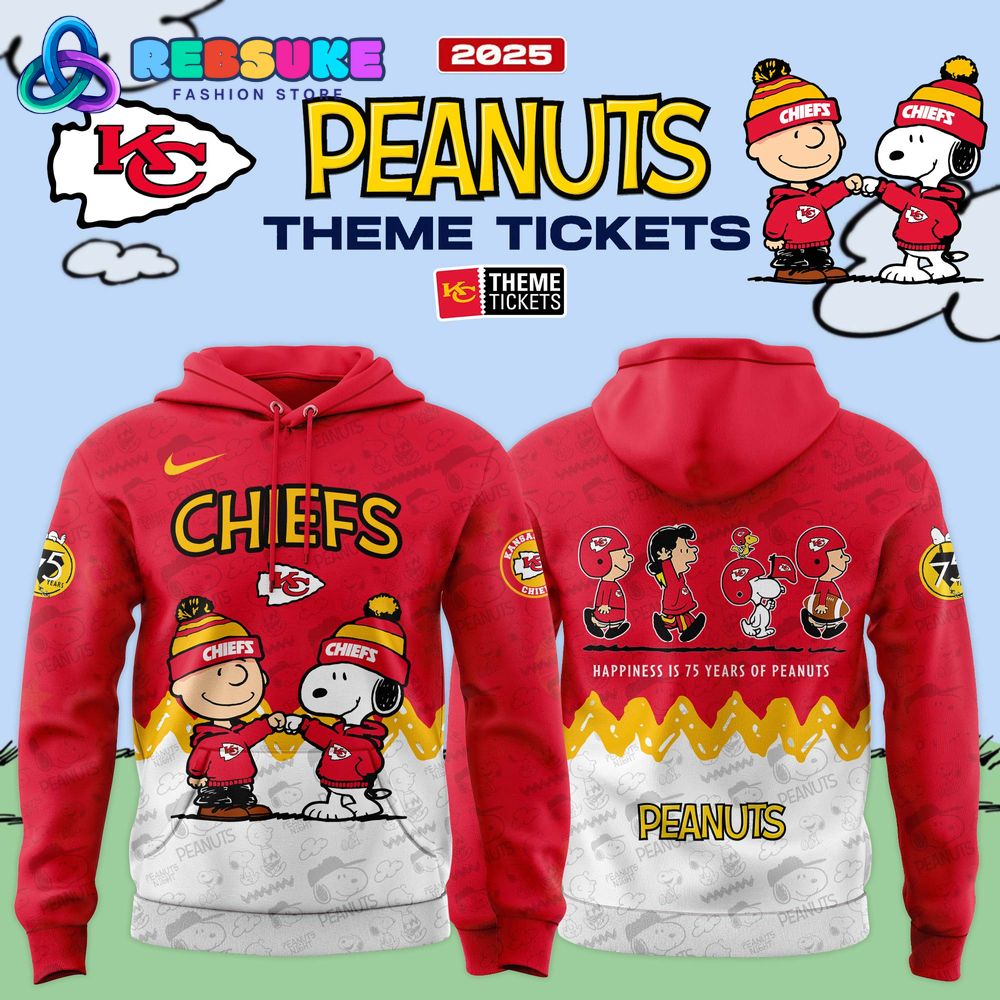 Kansas City Chiefs x Peanuts Limited Edition 2025 Hoodie, Cap