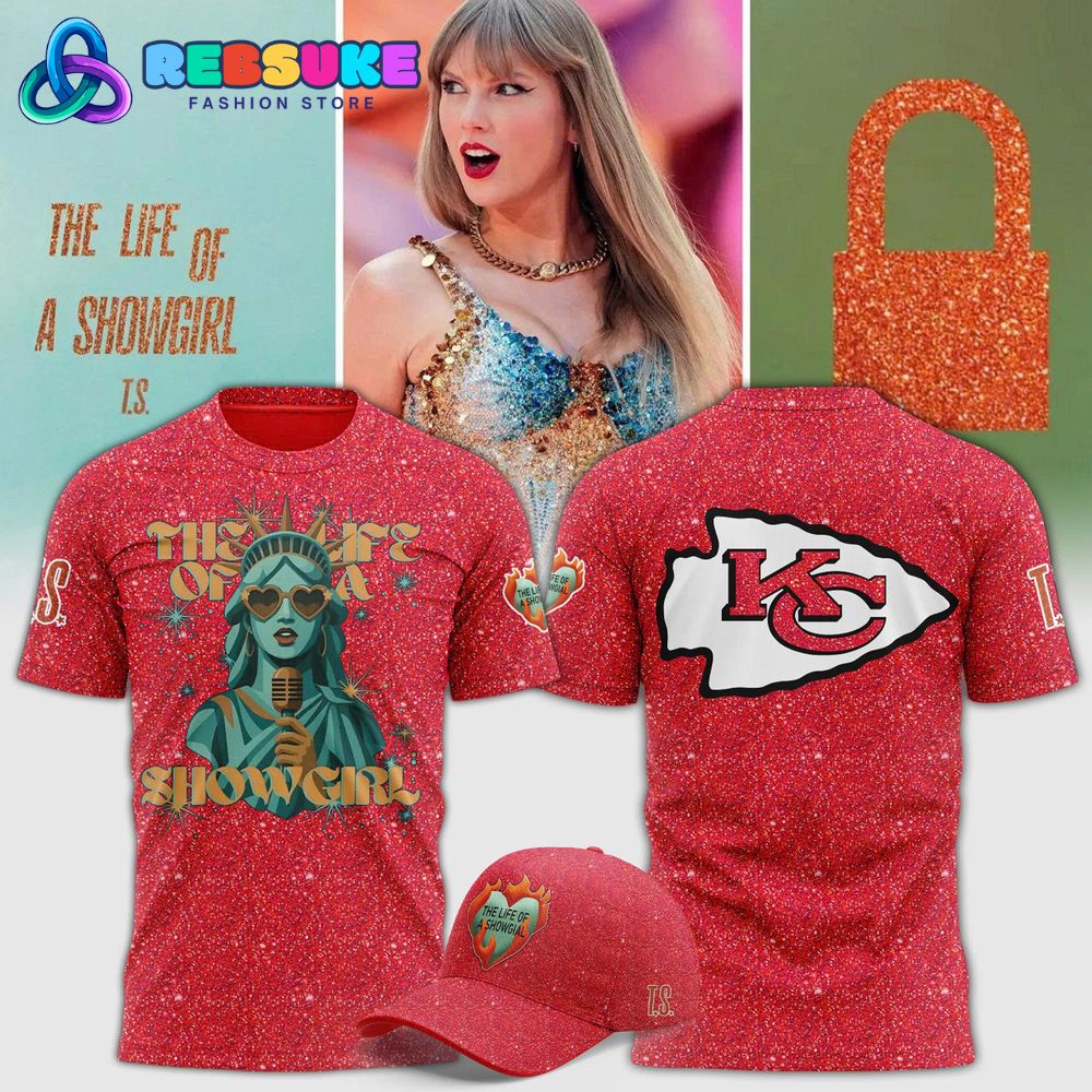 Kansas City Chiefs x Taylor Swift The Life of a Showgirl Shirt
