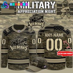 Knoxville Ice Bears x Military Appreciation Day Night 2025 Hockey Jersey