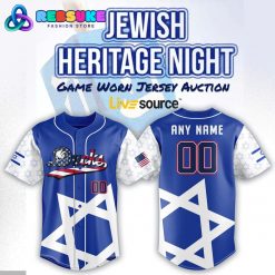 Long Island Ducks x Jewish Heritage Night 2025 Baseball Jersey