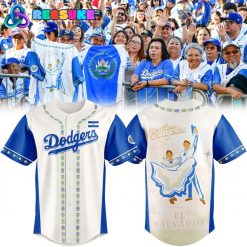 Los Angeles Dodgers 2025 Salvadoran Heritage Night Baseball Jersey