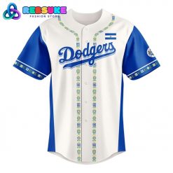 Los Angeles Dodgers 2025 Salvadoran Heritage Night Baseball Jersey