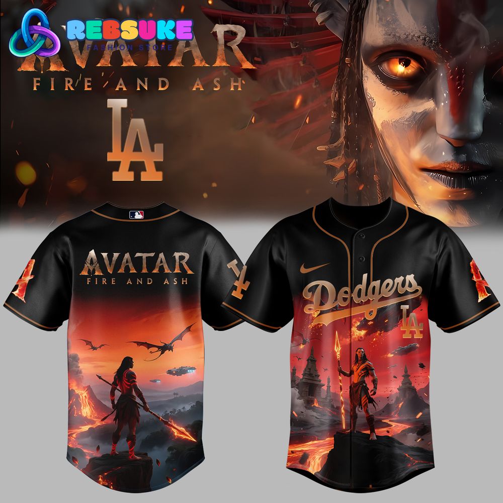 Los Angeles Dodgers x Avatar Fire And Ash Jersey 2025 Los Angeles Dodgers x Avatar Fire And Ash Jersey 2025