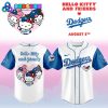 Los Angeles Dodgers x Hello Kitty Night Blue Kitty Jersey 2025