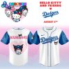 Los Angeles Dodgers x Hello Kitty Night Blue Kitty Jersey 2025