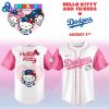 Los Angeles Dodgers x Hello Kitty Night Pink Kuromi Jersey 2025