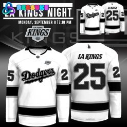Los Angeles Dodgers x LA Kings Night 2025 Hockey Jersey