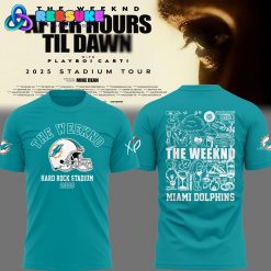 Miami Dolphins x The Weeknd After Hours til Dawn Tour Shirt