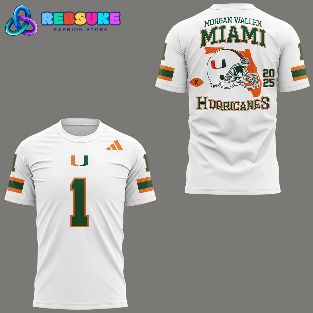 Morgan Wallen x Miami Hurricanes World Tour 2025 Special Shirt