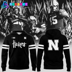 Nebraska Cornhuskers New Alternate Dark Mode Hoodie In Black