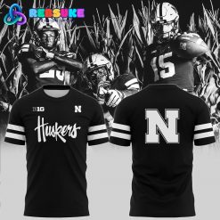 Nebraska Cornhuskers New Alternate Dark Mode Shirt In Black
