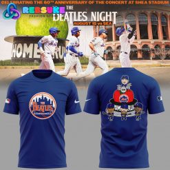 New York Mets x The Beatles Night Blue Shirt