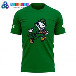 Notre Dame Fighting Irish Big Logo Stretch Performance Green Shirt