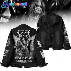 Ozzy Osbourne Rest In Peace Godfather Limited Edition Denim Jacket