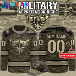 Pensacola Ice Flyers x Military Appreciation Day Night 2025 Hockey Jersey