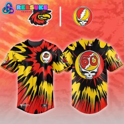Rochester Red Wings x Grateful Dead 60th Anniversary Jersey