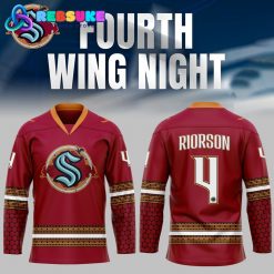Seattle Kraken x Fourth Wing Night Limited Edition Hockey Jersey