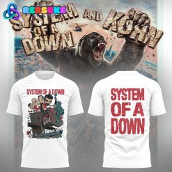 System Of A Down World Tour 2025 White Shirt