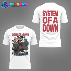 System Of A Down World Tour 2025 White Shirt