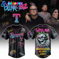 Texas Rangers x Blink-182 Limited Edition Jersey 2025