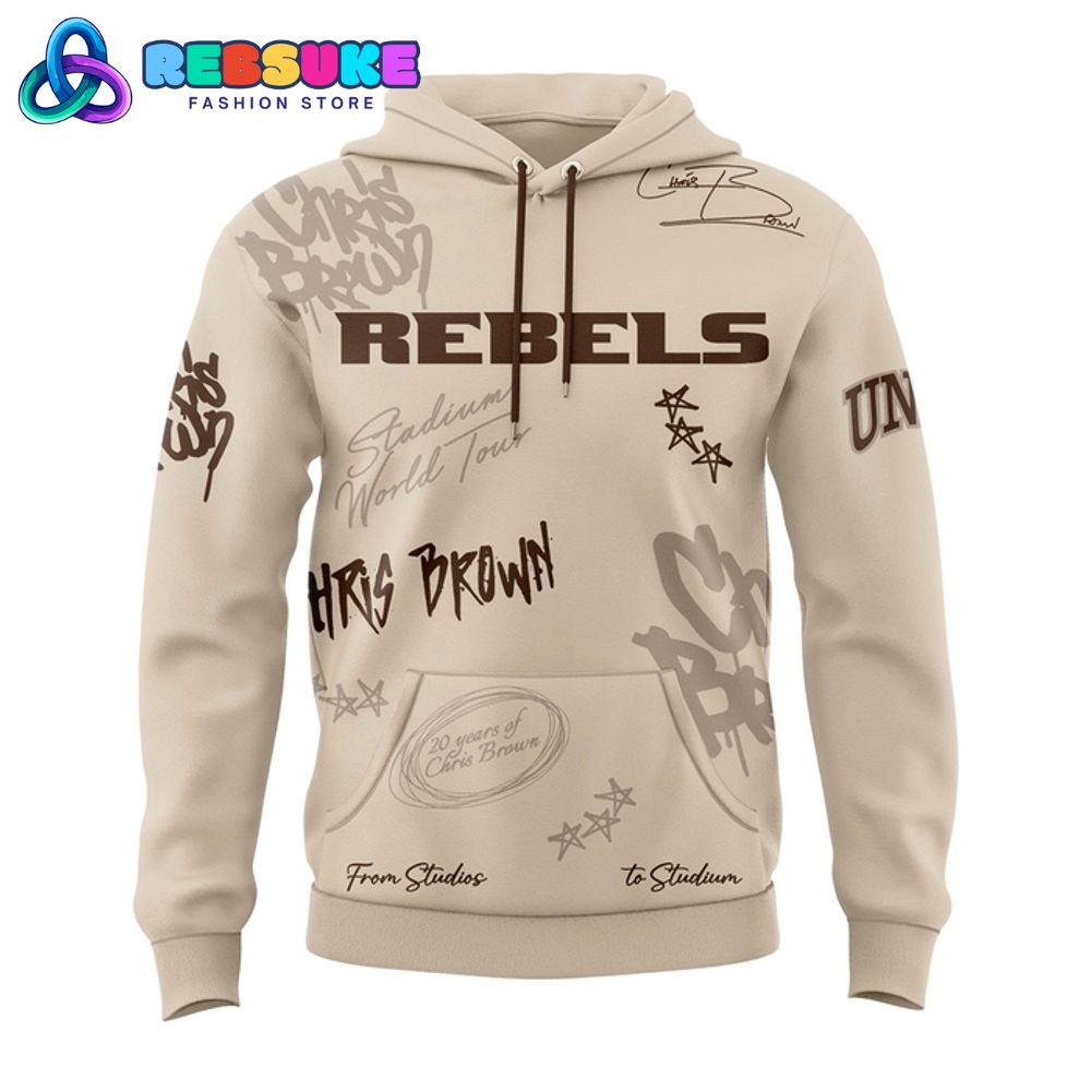 UNLV Rebels Chris Brown Breezy Bowl XX Tour 2025 Hoodie