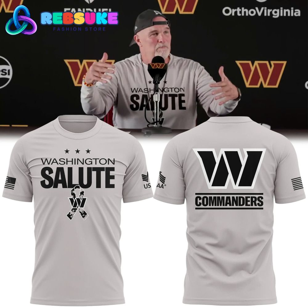 Washington Commanders 2025 Military Appreciation Day Shirt