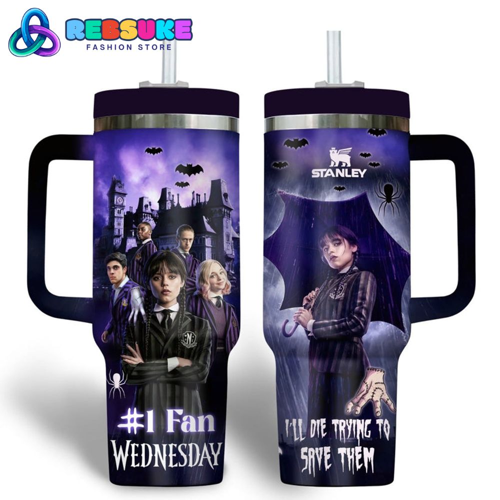 Wednesday TV Series 2025 Limited Edition 40oz Stanley Tumbler