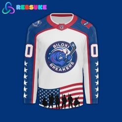 Biloxi Breakers Veterans Day 2025 Hockey Jersey