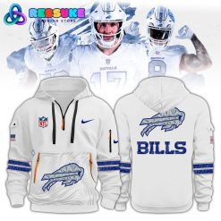 Buffalo Bills x Cold Front Rivalry 2025 Quarter Zip Hoodie