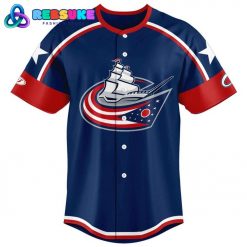Columbus Clippers x Columbus Blue Jackets 2025 Customized Baseball Jersey
