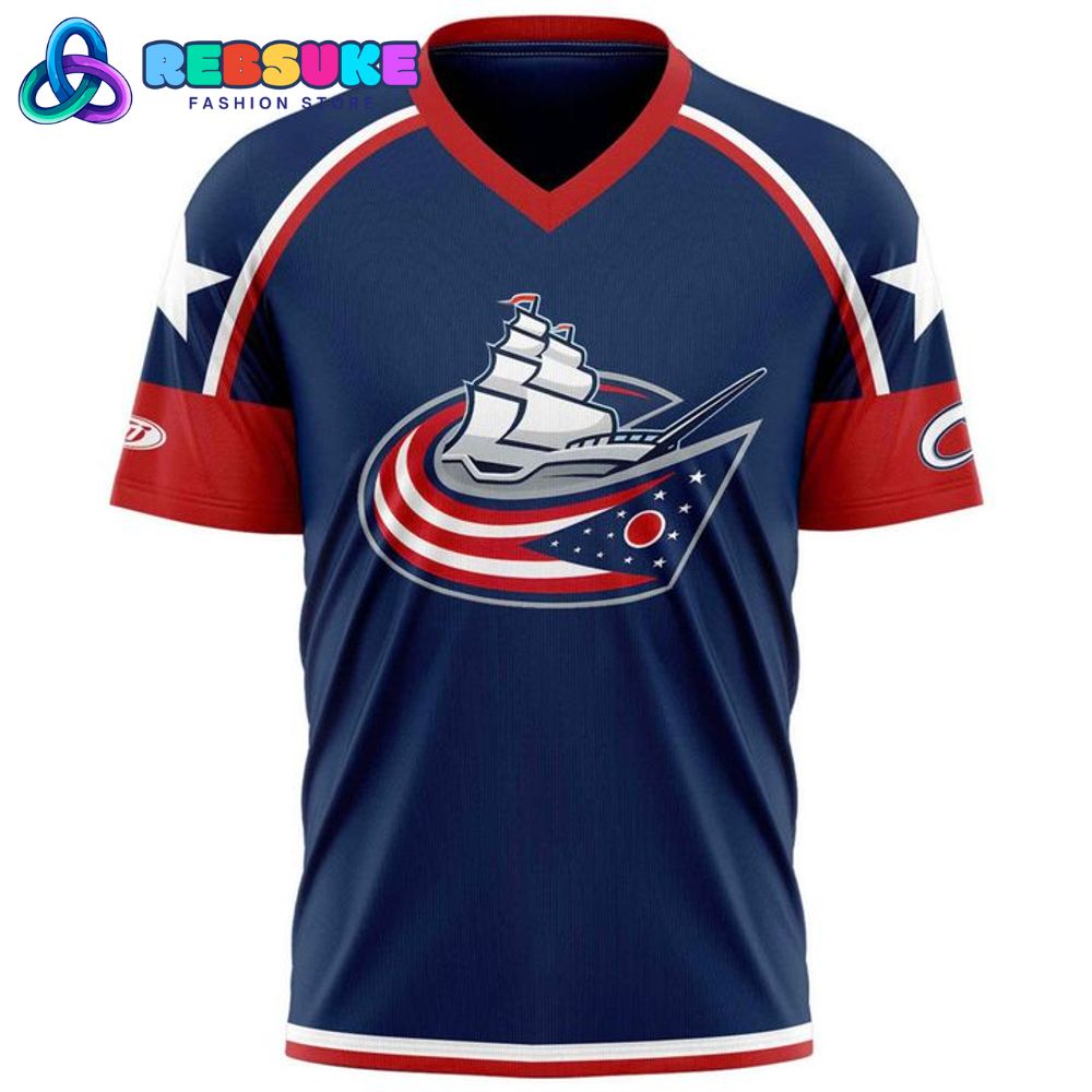 Columbus Clippers x Columbus Blue Jackets 2025 Special Jersey