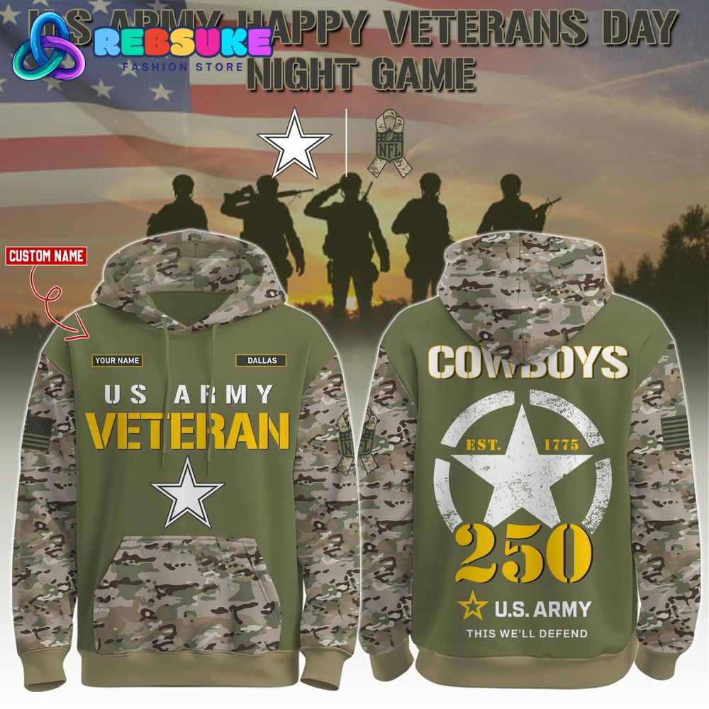 Dallas Cowboys x U.S. Army 250th Birthday Celebration Hoodie Set Dallas Cowboys x U.S. Army 250th Birthday Celebration Hoodie Set