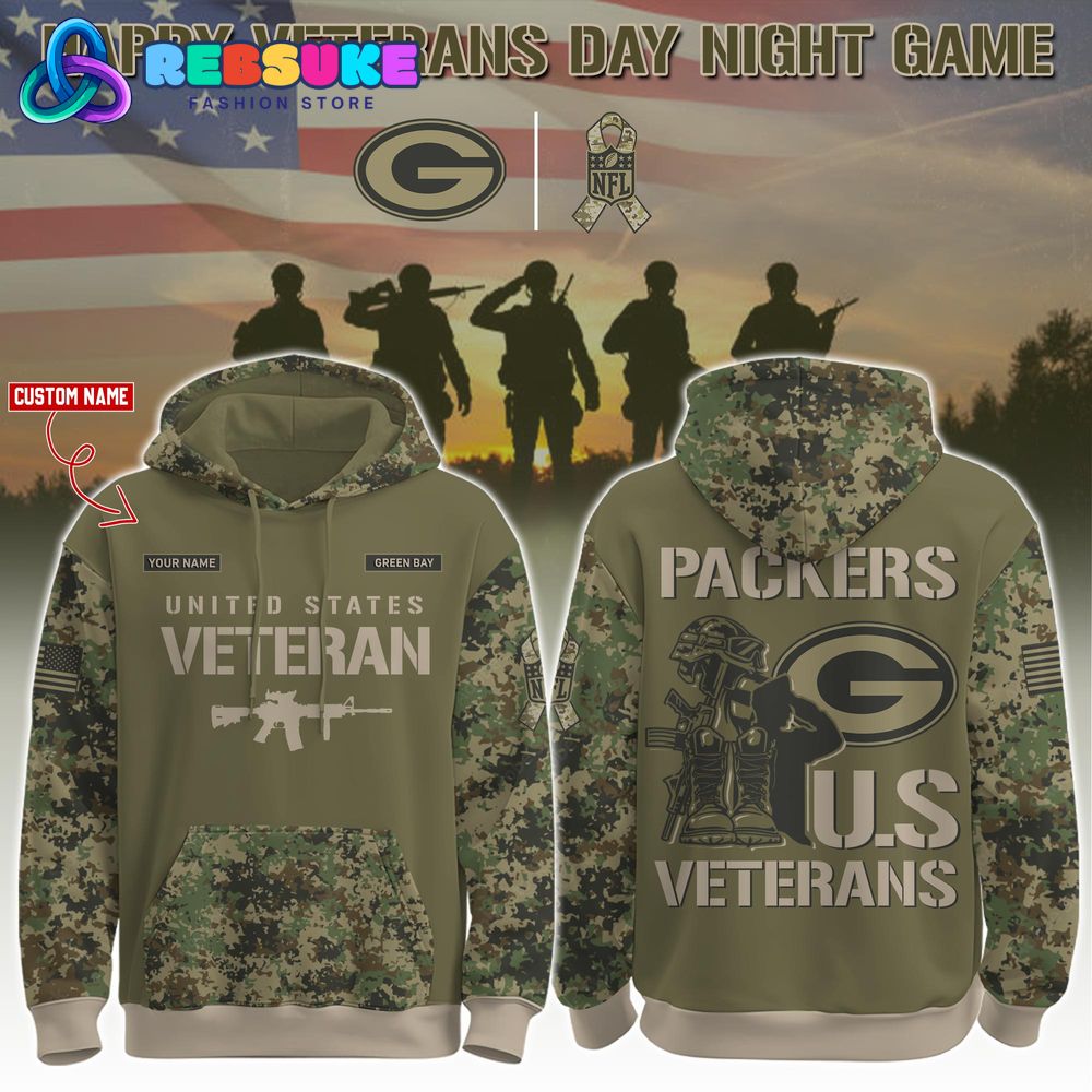 Green Bay Packers x U.S Veteran Day Night Game 2025 Hoodie Set Green Bay Packers x U.S Veteran Day Night Game 2025 Hoodie Set