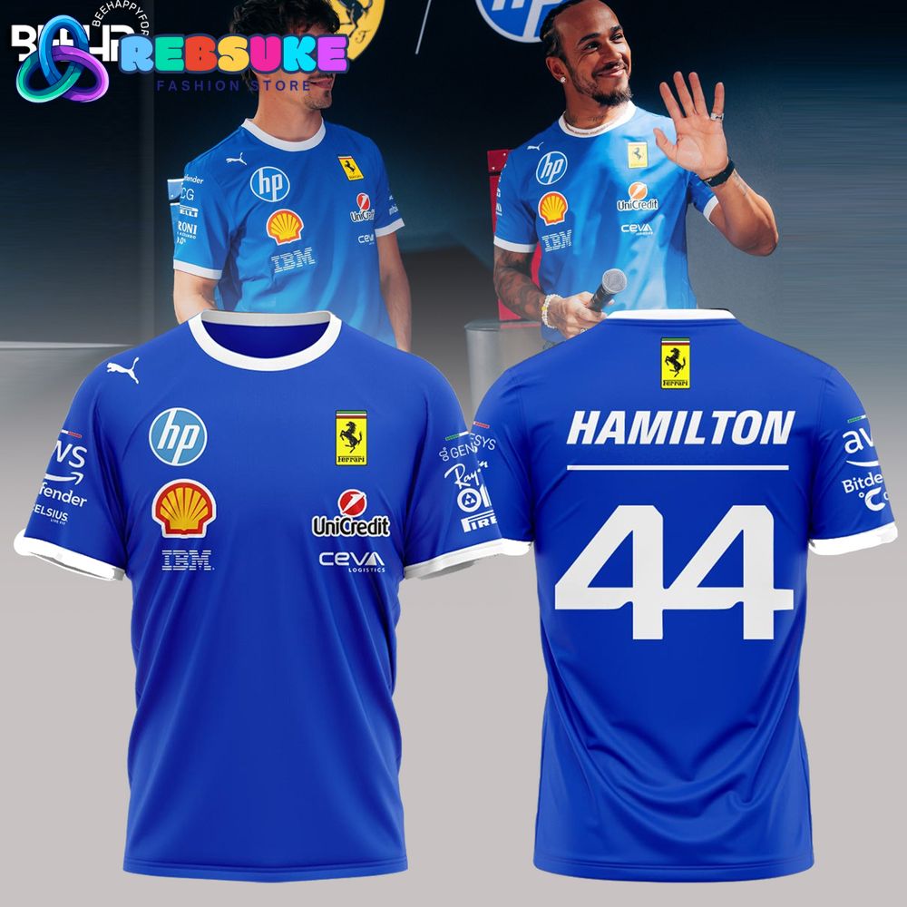 Lewis Hamilton Scuderia Ferrari 2025 Italian GP Monza Shirt Lewis Hamilton Scuderia Ferrari 2025 Italian GP Monza Shirt