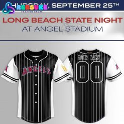 Los Angeles Angels 2025 Long Beach State Night Jersey