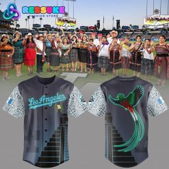 Los Angeles Dodgers Guatemalan Heritage Night at Dodger Stadium Jersey