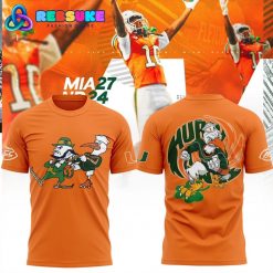 Miami Hurricanes Football 2025 Catholics vs Convicts Game Orange Shirt