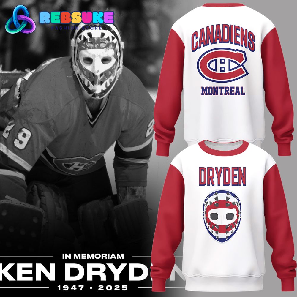 Montreal Canadiens Dryden Tribute Limited Edition Sweatshirt Montreal Canadiens Dryden Tribute Limited Edition Sweatshirt