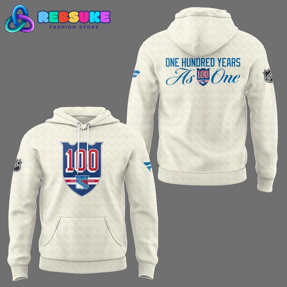New York Rangers One Hundred Years As One Hoodie Set 2025 New York Rangers One Hundred Years As One Hoodie Set 2025