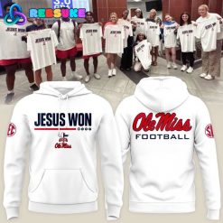 Ole Miss Rebels Football “Jesus Won” Limited Edition Hoodie