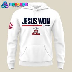 Ole Miss Rebels Football “Jesus Won” Limited Edition Hoodie