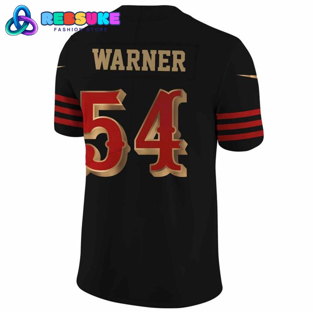 San Francisco 49ers Fred Warner Black 2025 Rivalries Football Jersey