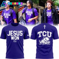 TCU Horned Frogs Football x Jesus Won Limited Edition Shirt 2025