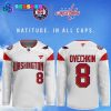 Washington Capitals x Nationals 20th Anniversary Season Red Hockey Jersey