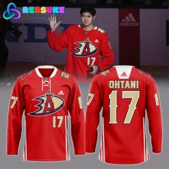 Anaheim Ducks x Shohei Ohtani Limited Edition Hockey Jersey