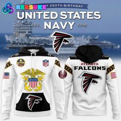 Atlanta Falcons Navy 250th Birthday Celebration Night 2025 Hoodie
