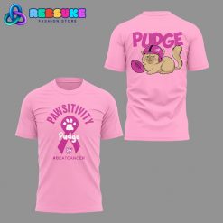 BGSU Football Pudge the Cat Breast Cancer Awareness Pink Shirt