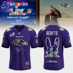 Baltimore Ravens Bad Bunny 2026 Super Bowl LX Football Jersey
